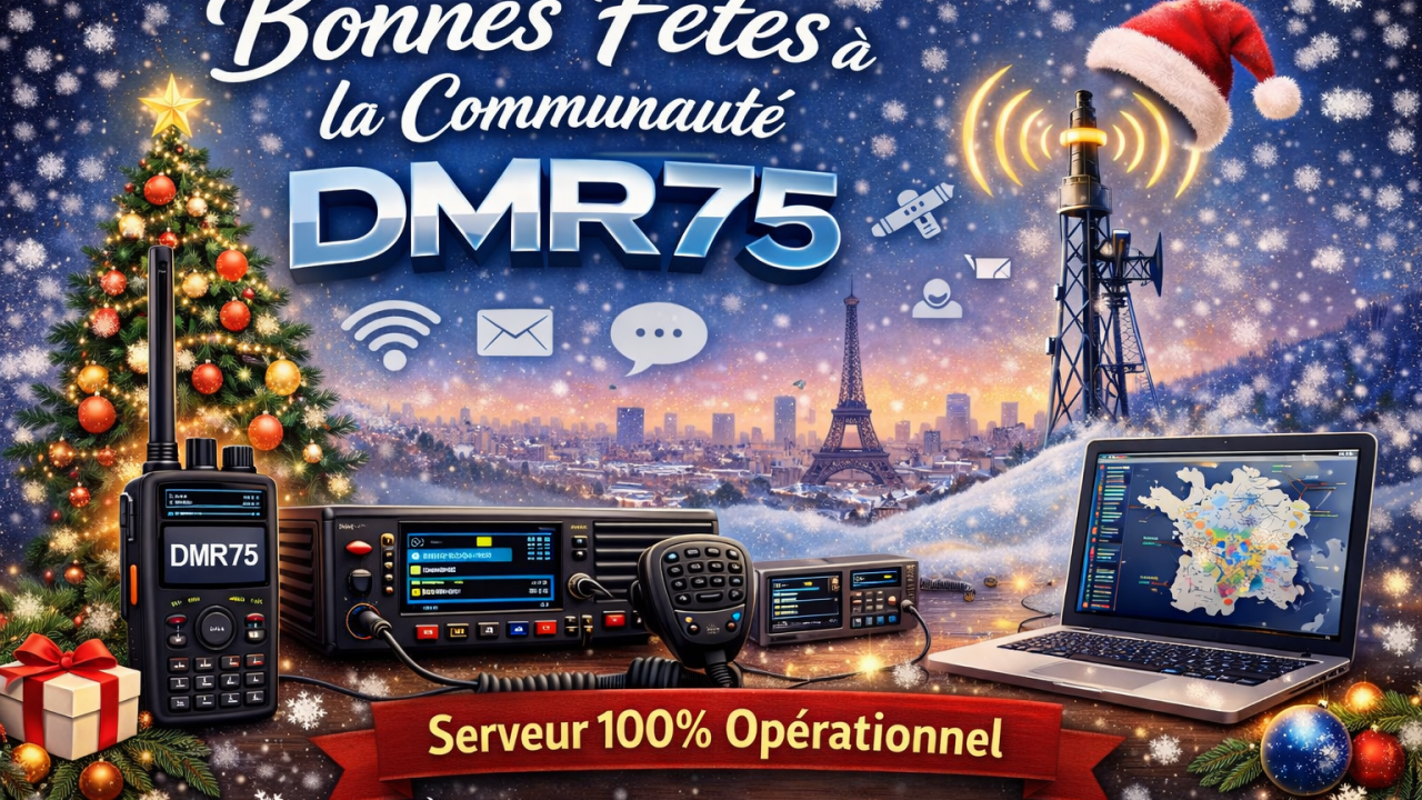 🎄 Bonnes fêtes à la communauté DMR75