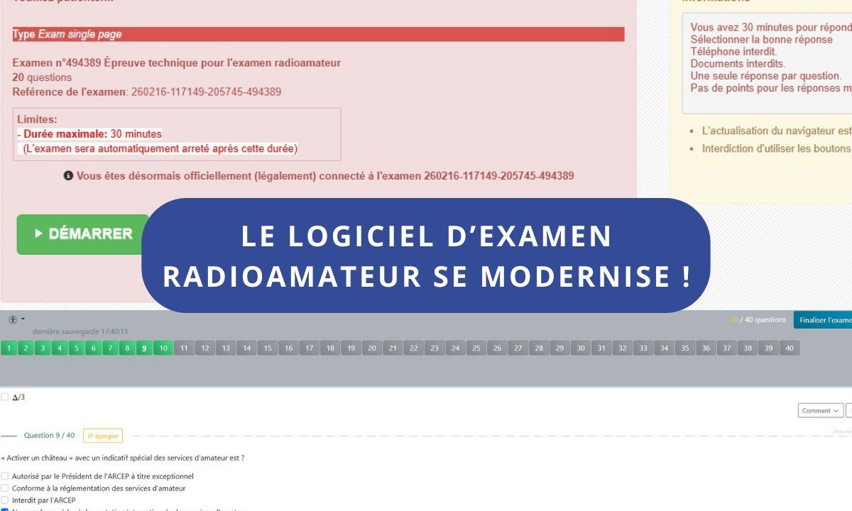 🚀 Modernisation de l’examen radioamateur : une évolution bienvenue